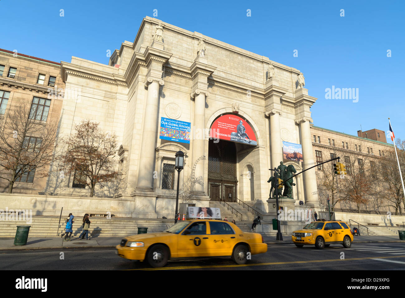 Il Museo Americano di Storia Naturale a ovest di Manhattan, New York City, Stati Uniti d'America Foto Stock