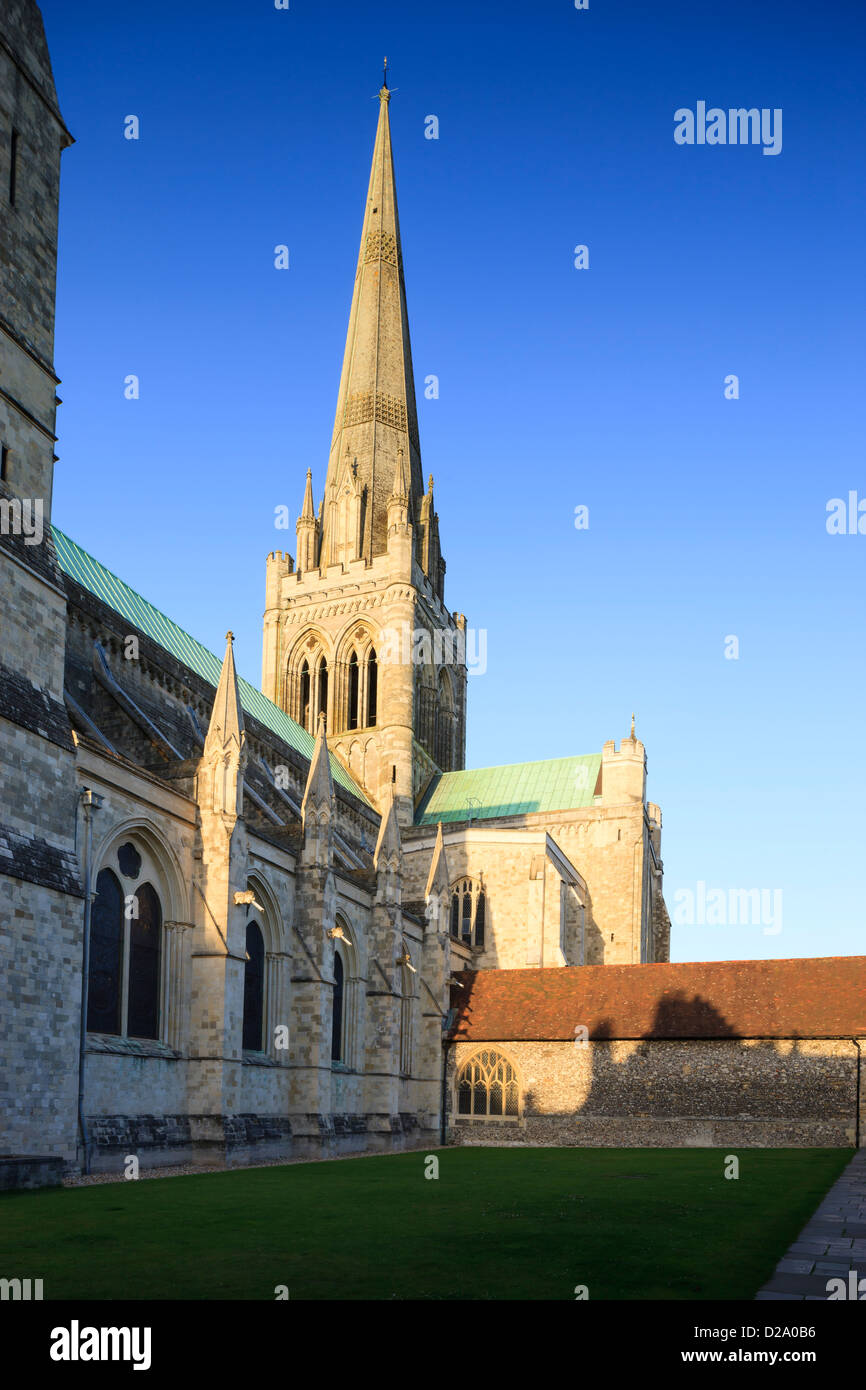 Cattedrale di Chichester Chichester West Sussex England Foto Stock