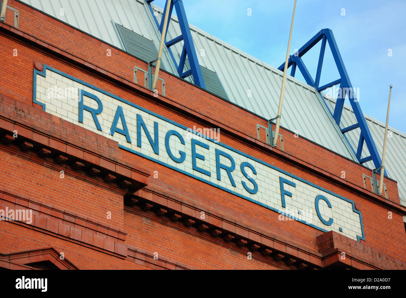 Rangers Football Club di Glasgow, Scozia Foto Stock
