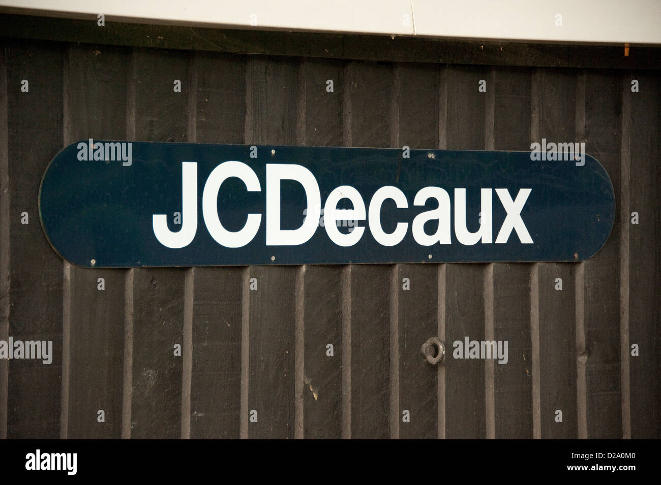 JCDecaux J C JC Decaux Billborad Pubblicità Foto Stock
