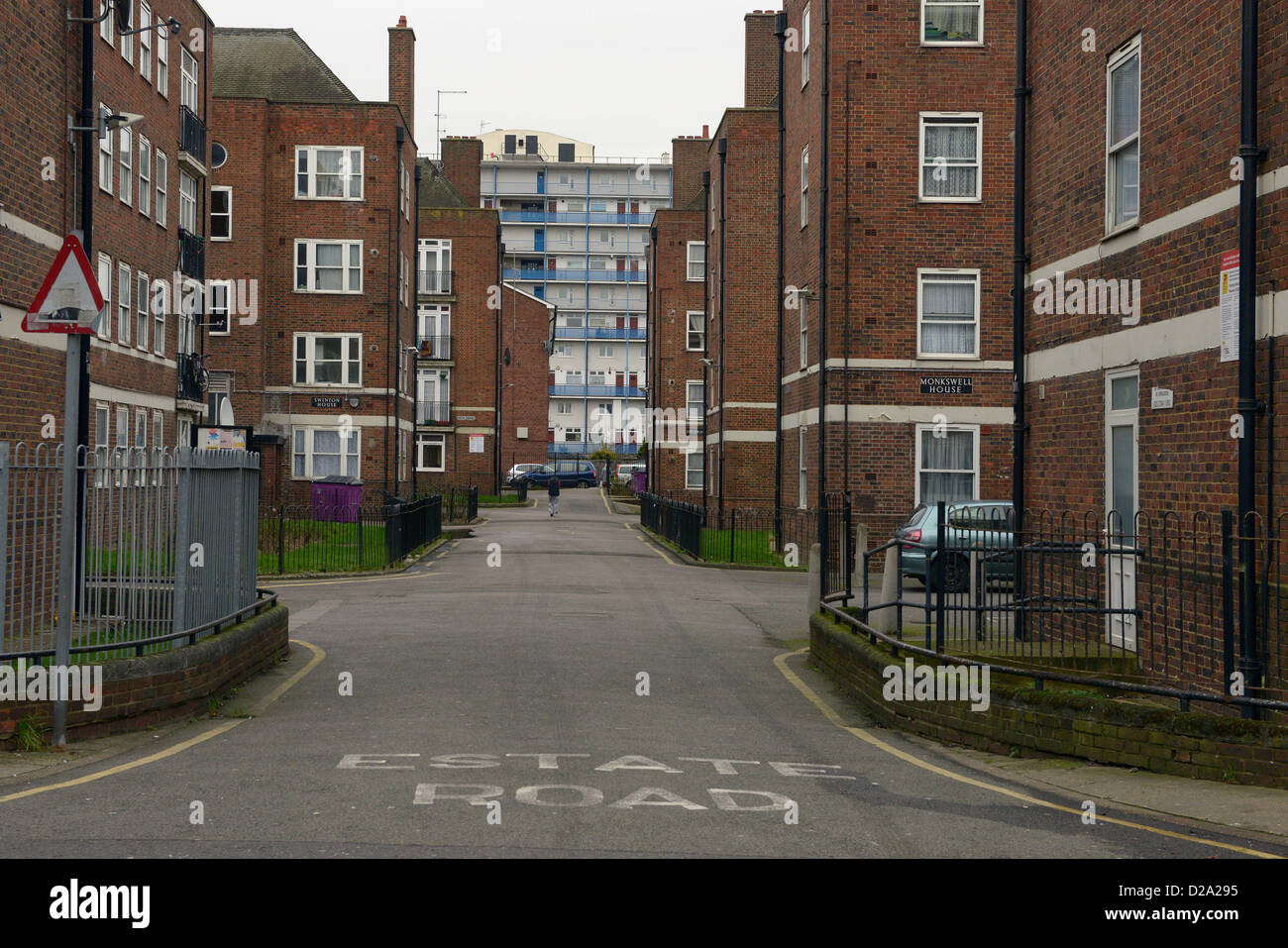 Alloggiamento del consiglio station wagon bethnal green london Foto Stock