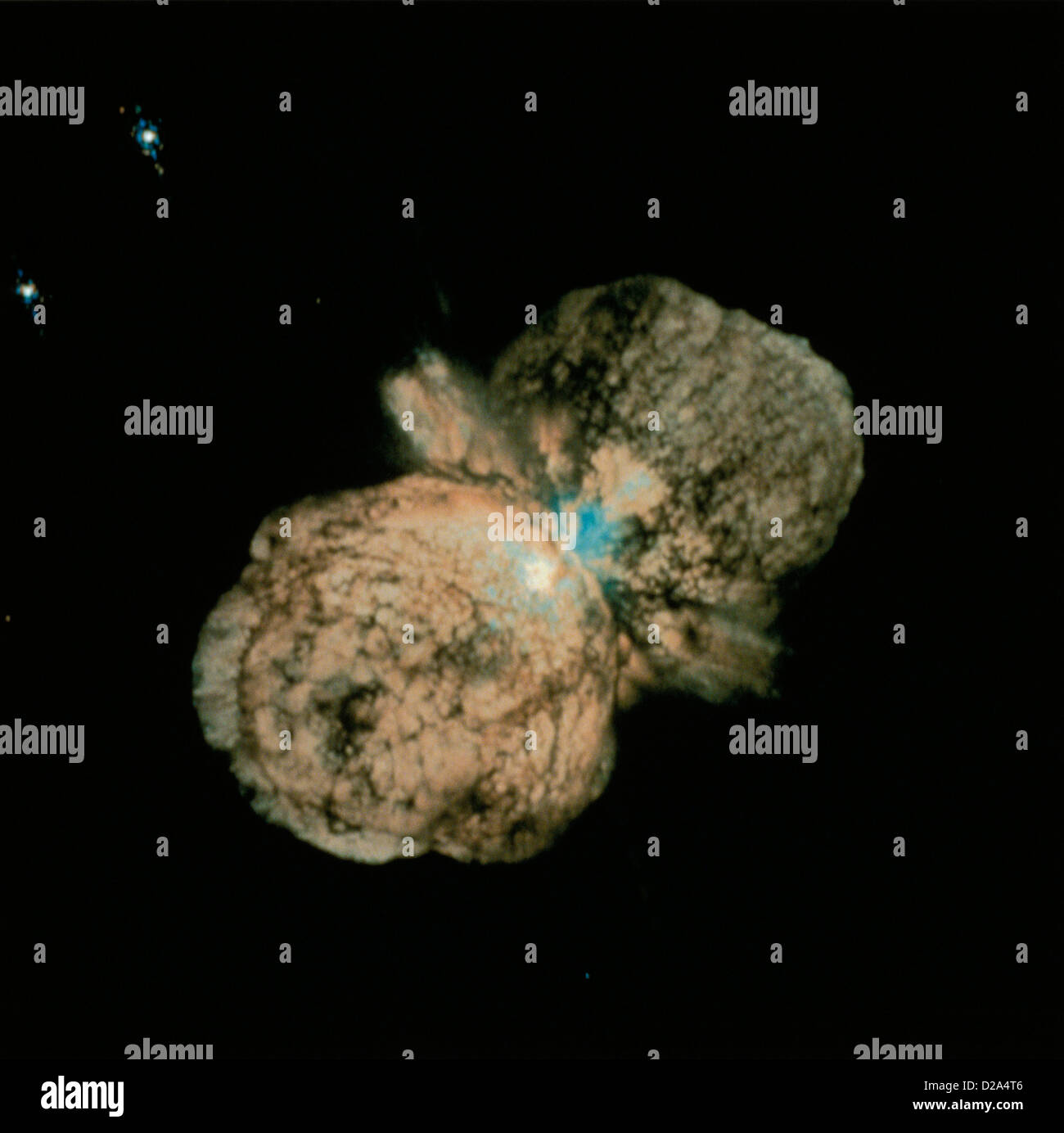 Supermassive Star Eta Carinae, come si vede dal Telescopio Spaziale Hubble. Foto Stock