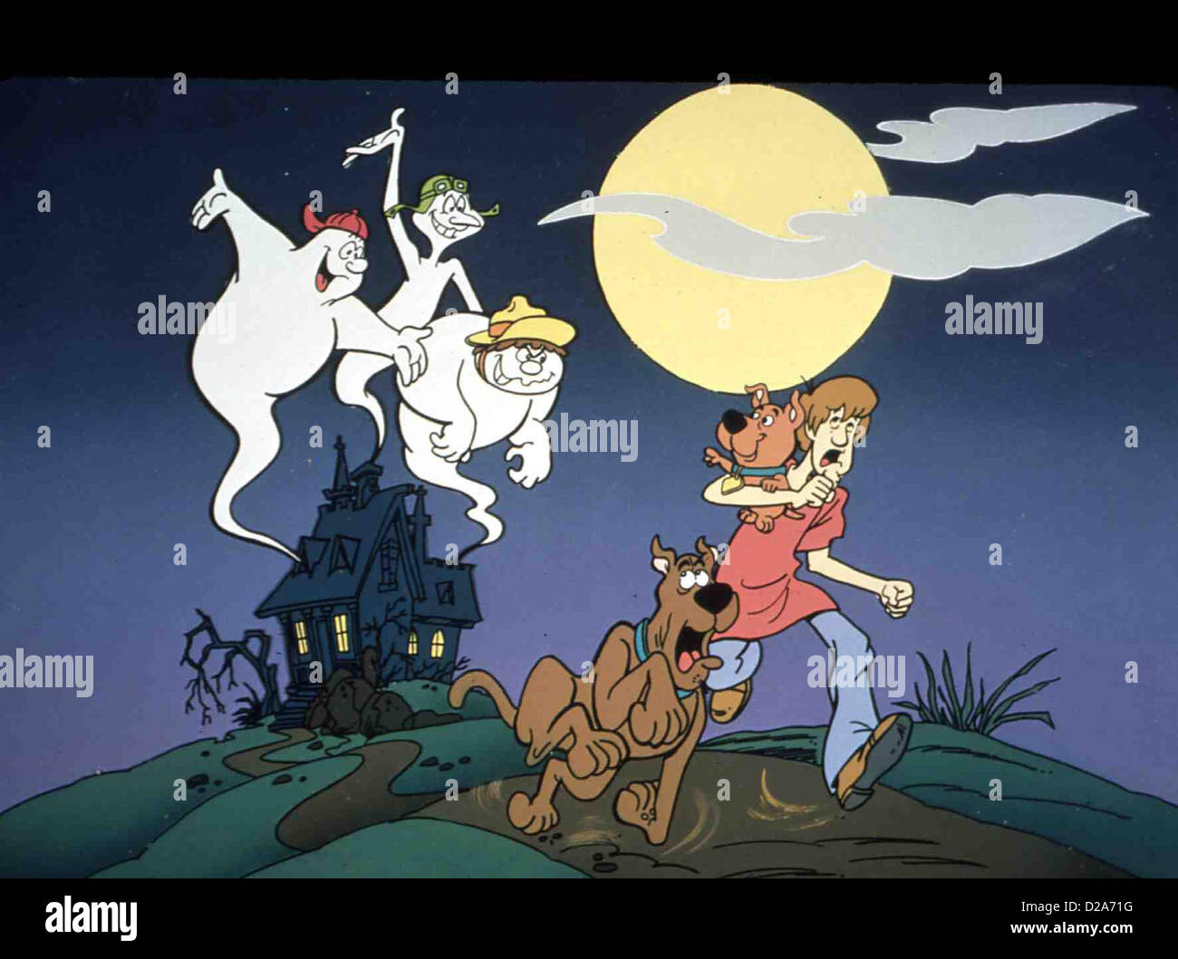 Die Geisterjaeger Scooby-Doo incontra il Boo Fratelli Scooby Doo in Szene.Caption locale *** 1987 Warner Brothers Foto Stock