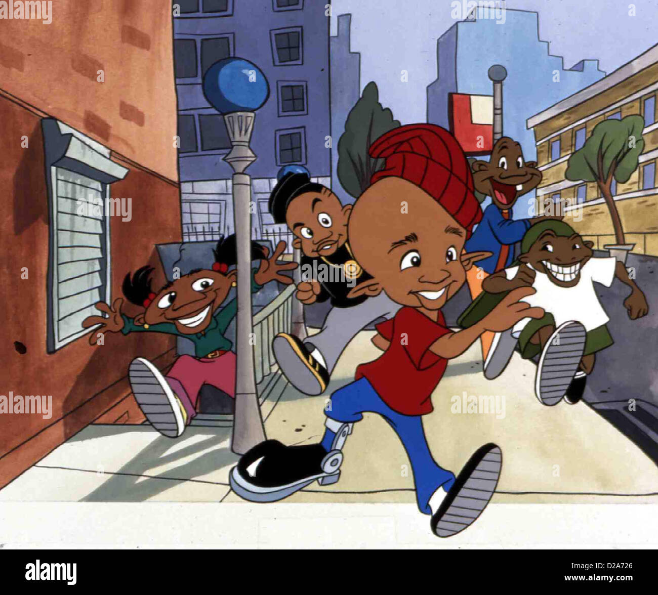 Waynehead - Echt Cool, Mann Waynehead Damey Walker (vorne) *** Caption locale *** 1996 Warner Brothers Foto Stock