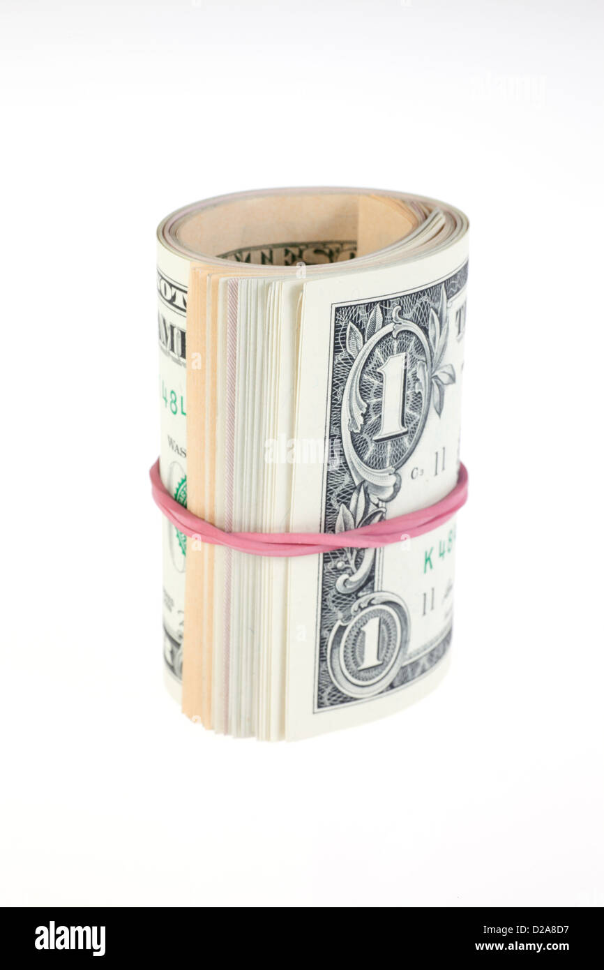 Berlino, Germania, un bundle 1-fatture del dollaro Foto Stock