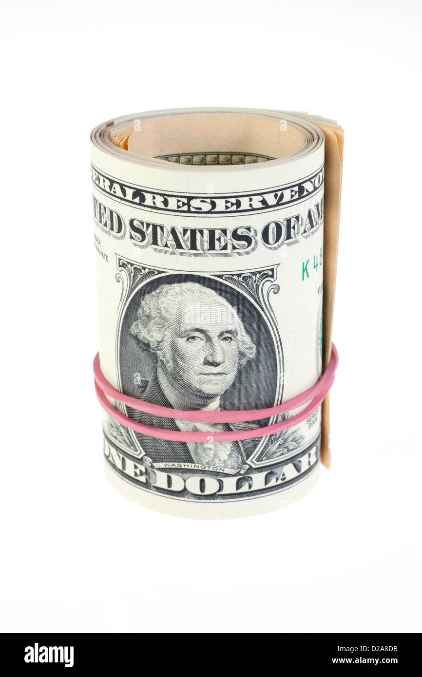 Berlino, Germania, un bundle 1-fatture del dollaro Foto Stock