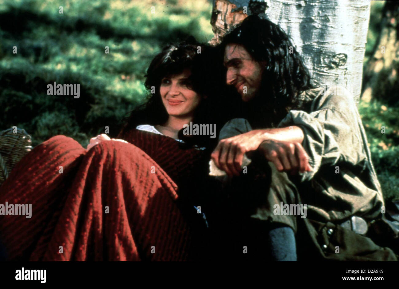 Emily Bronte: Stuermische Leidenschaft Wuthering Heights Juliette Binoche, Ralph Fiennes Heathcliff (Ralph Fiennes) liebt Foto Stock