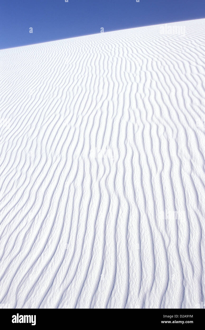 Nuovo Messico, White Sands National Monument. Deserto. Foto Stock