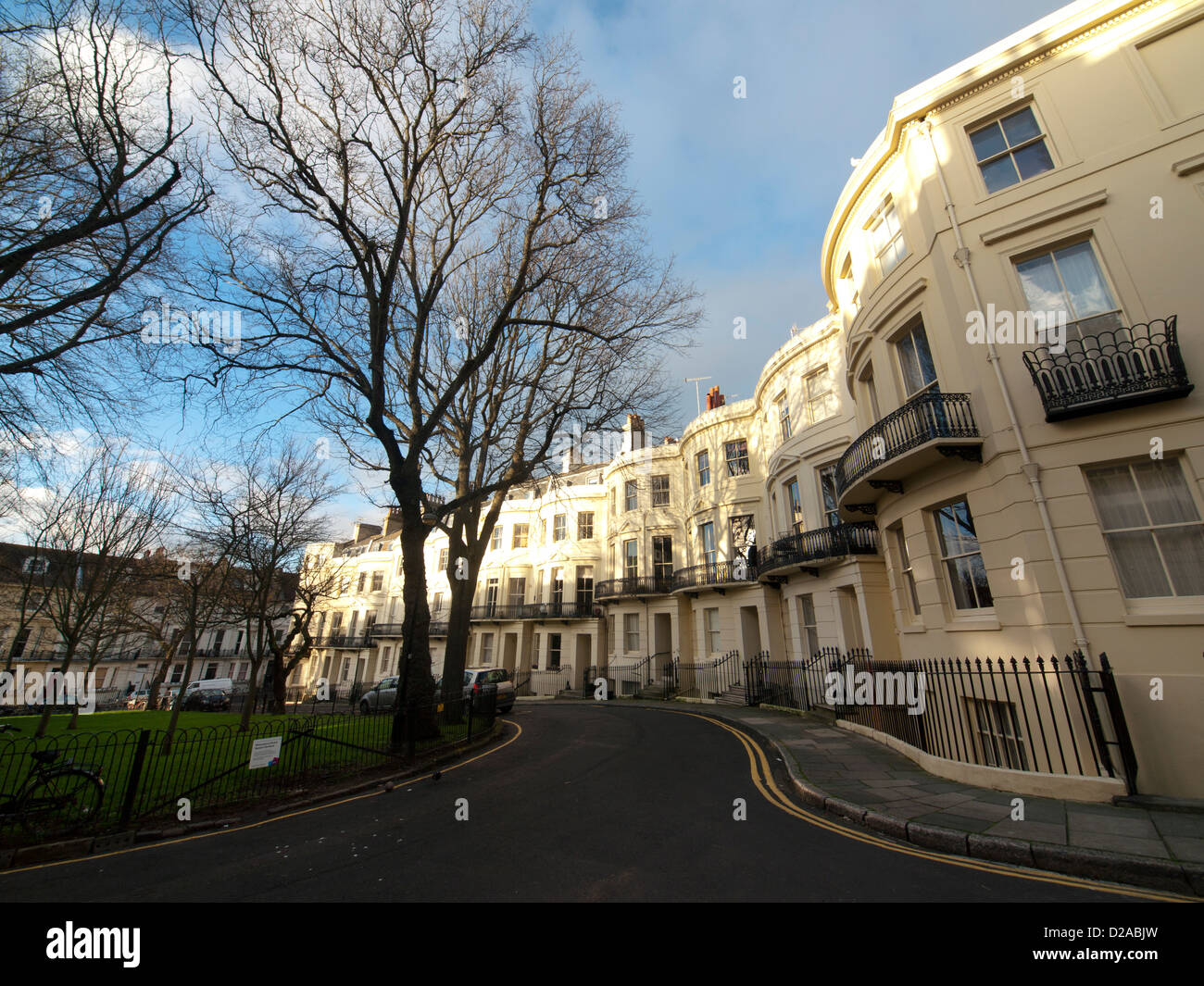 Powis square in Brighton. Foto Stock