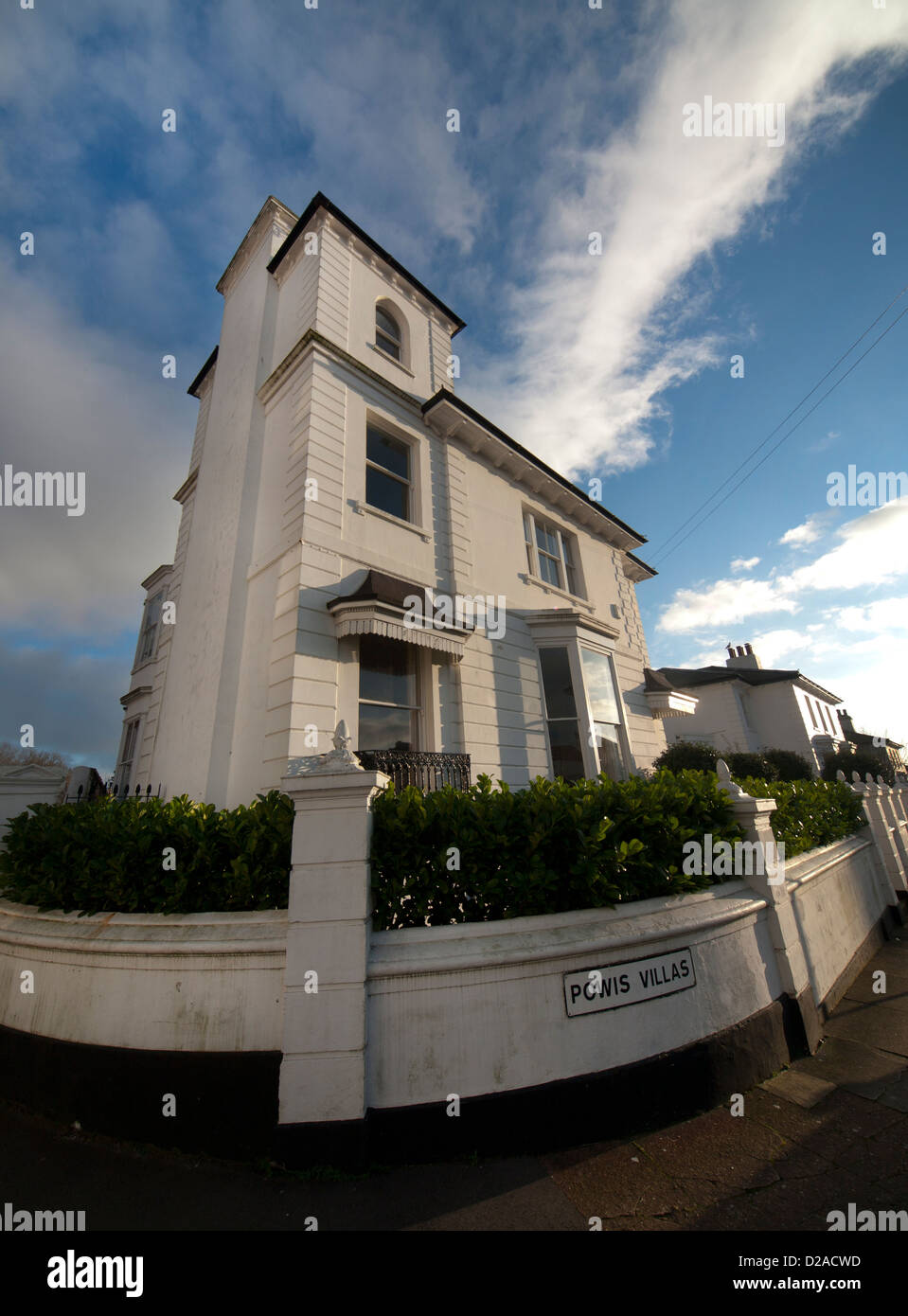 Powis ville nella zona di clifton Brighton, Inghilterra. Foto Stock