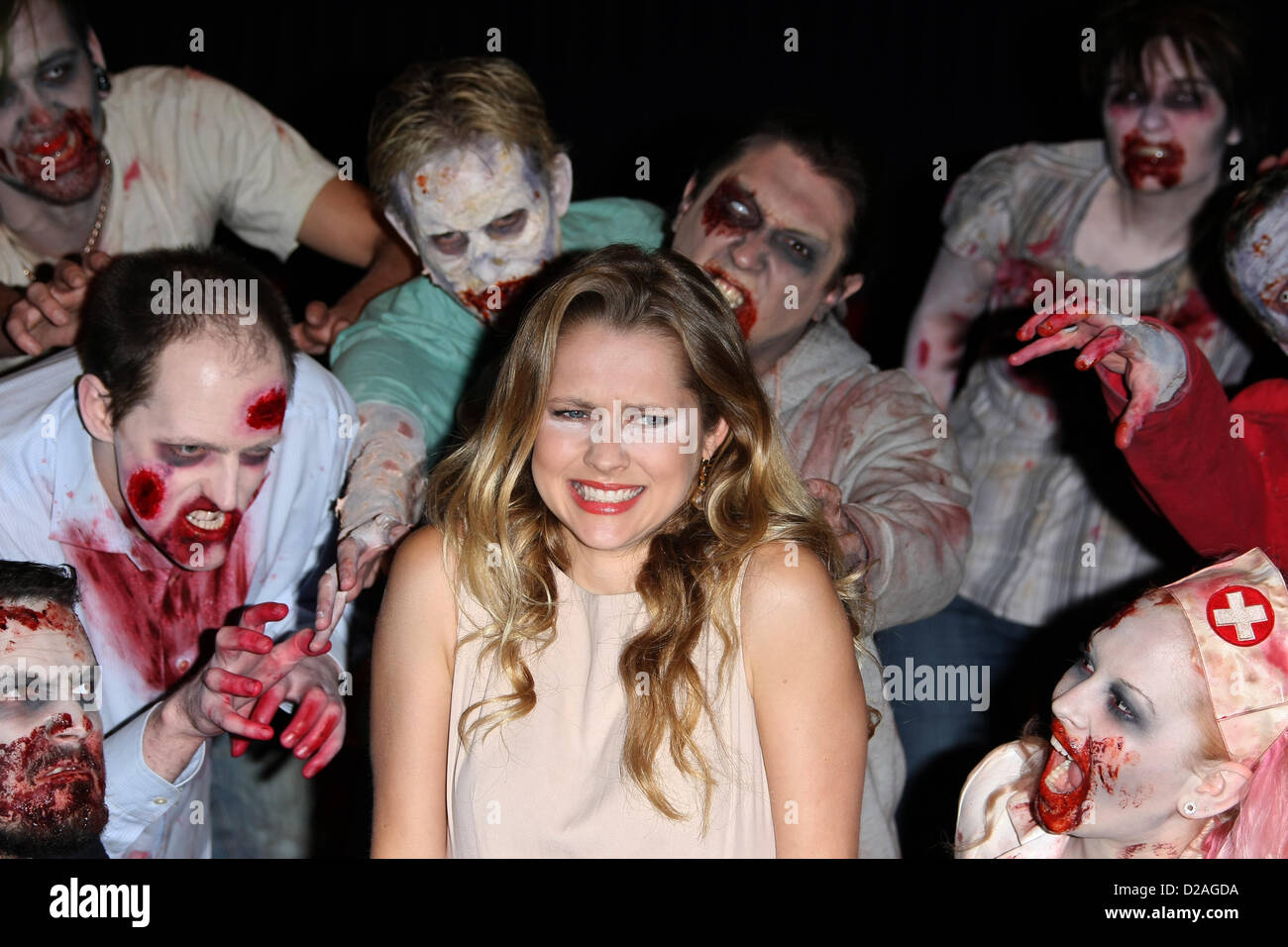 TERESA PALMER corpi caldo. PHOTOCALL Londra Inghilterra REGNO UNITO 18 Gennaio 2013 Foto Stock