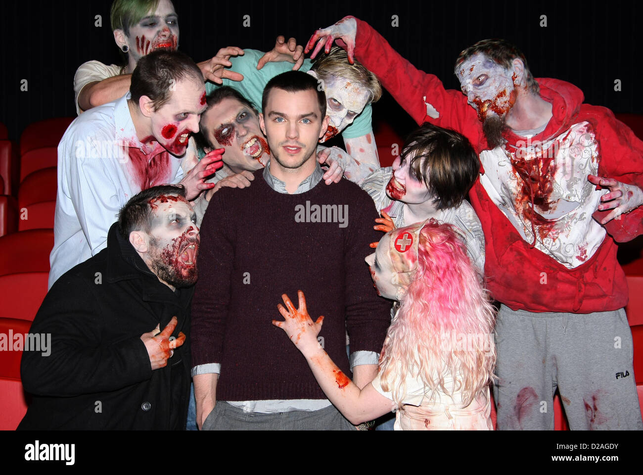 NICHOLAS HOULT corpi caldo. PHOTOCALL Londra Inghilterra REGNO UNITO 18 Gennaio 2013 Foto Stock