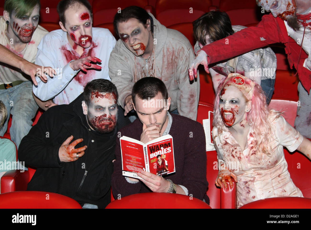 NICHOLAS HOULT corpi caldo. PHOTOCALL Londra Inghilterra REGNO UNITO 18 Gennaio 2013 Foto Stock