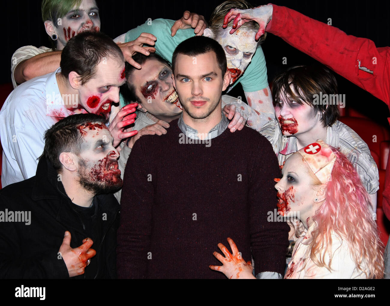 NICHOLAS HOULT corpi caldo. PHOTOCALL Londra Inghilterra REGNO UNITO 18 Gennaio 2013 Foto Stock