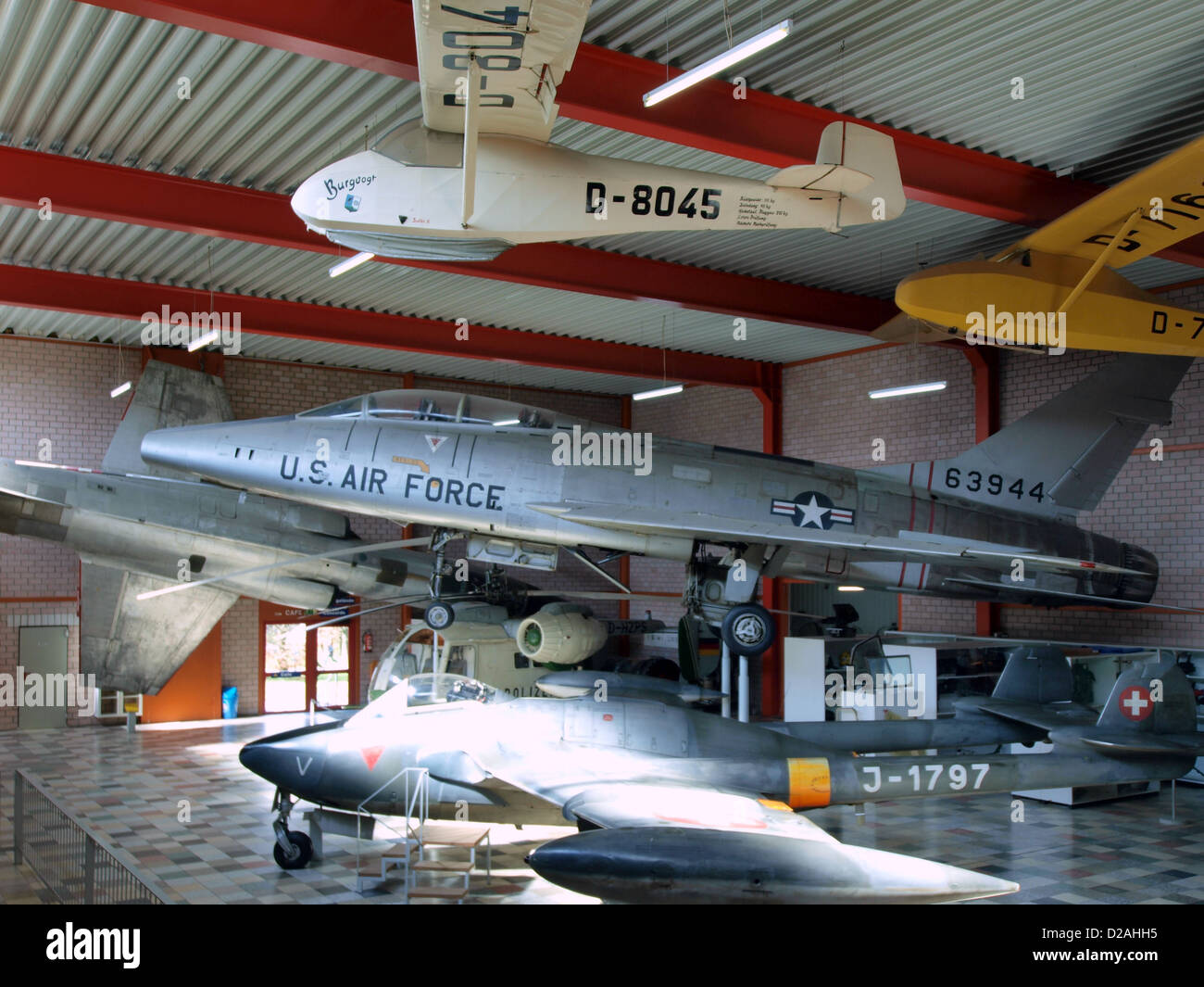 F-100 Super Sabre 63944 Foto Stock