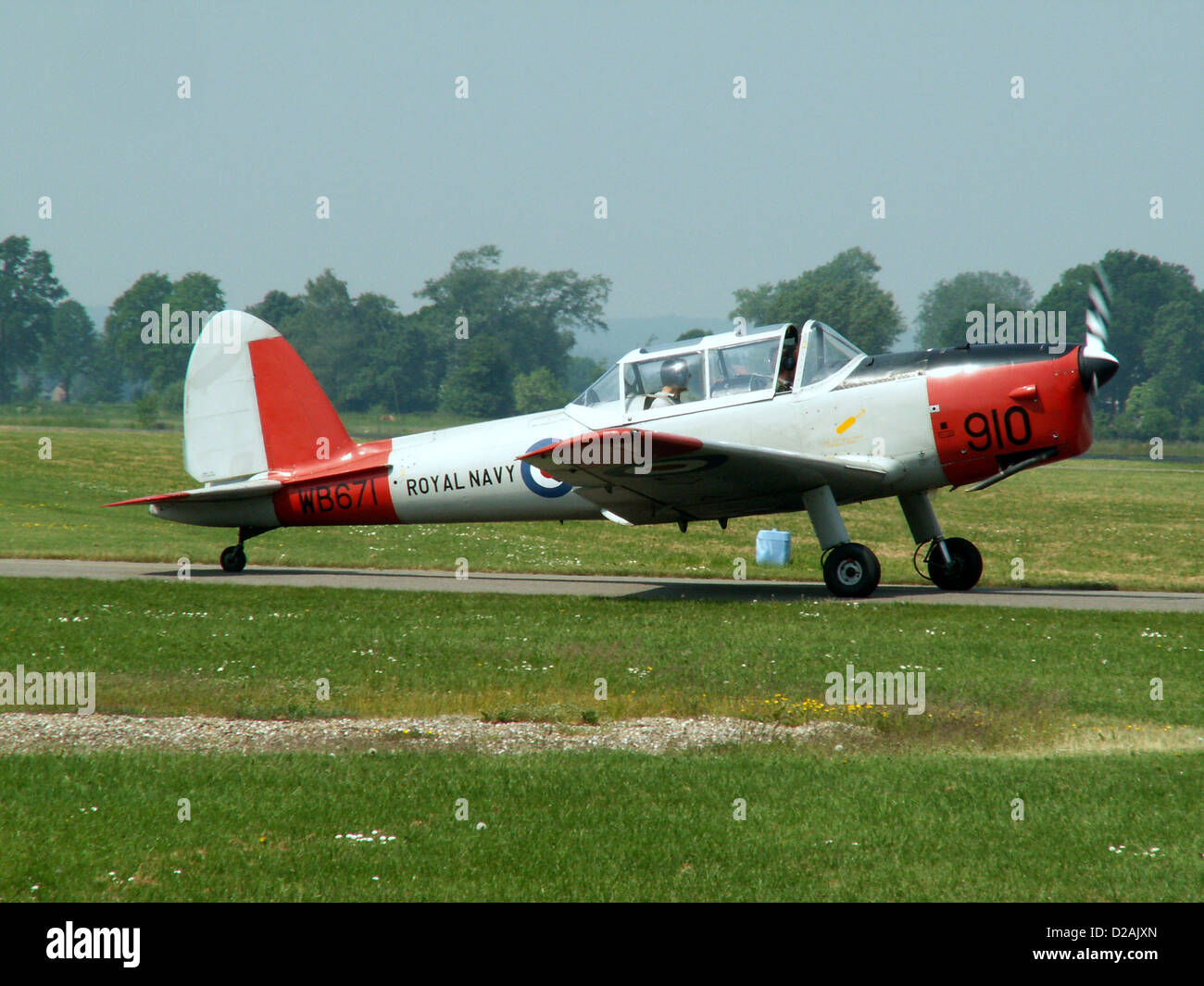 WB671, De Havilland DHC-1 Scoiattolo striado T.10 C/N C1/0119 Foto Stock