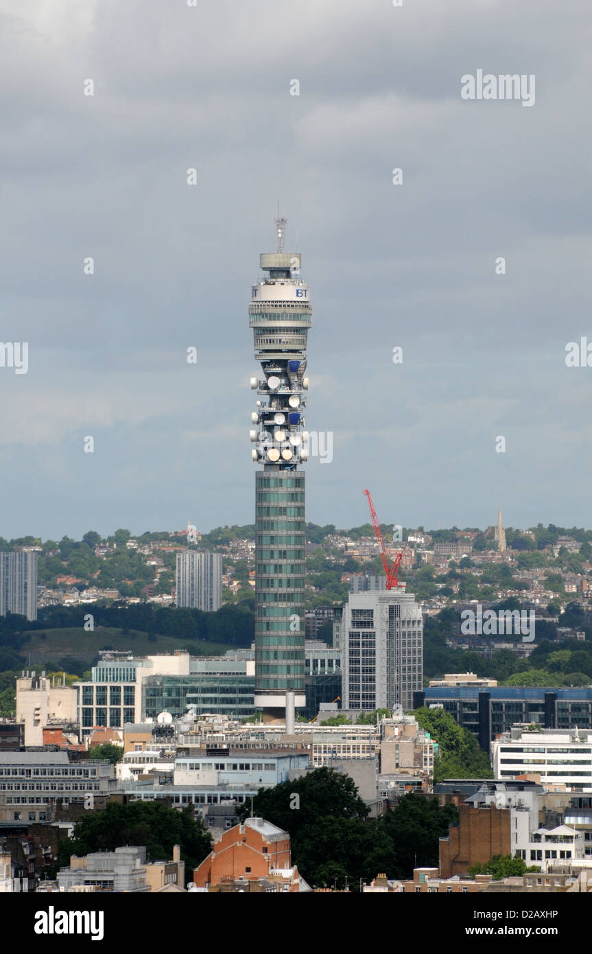 BT Tower Londra Inghilterra Foto Stock