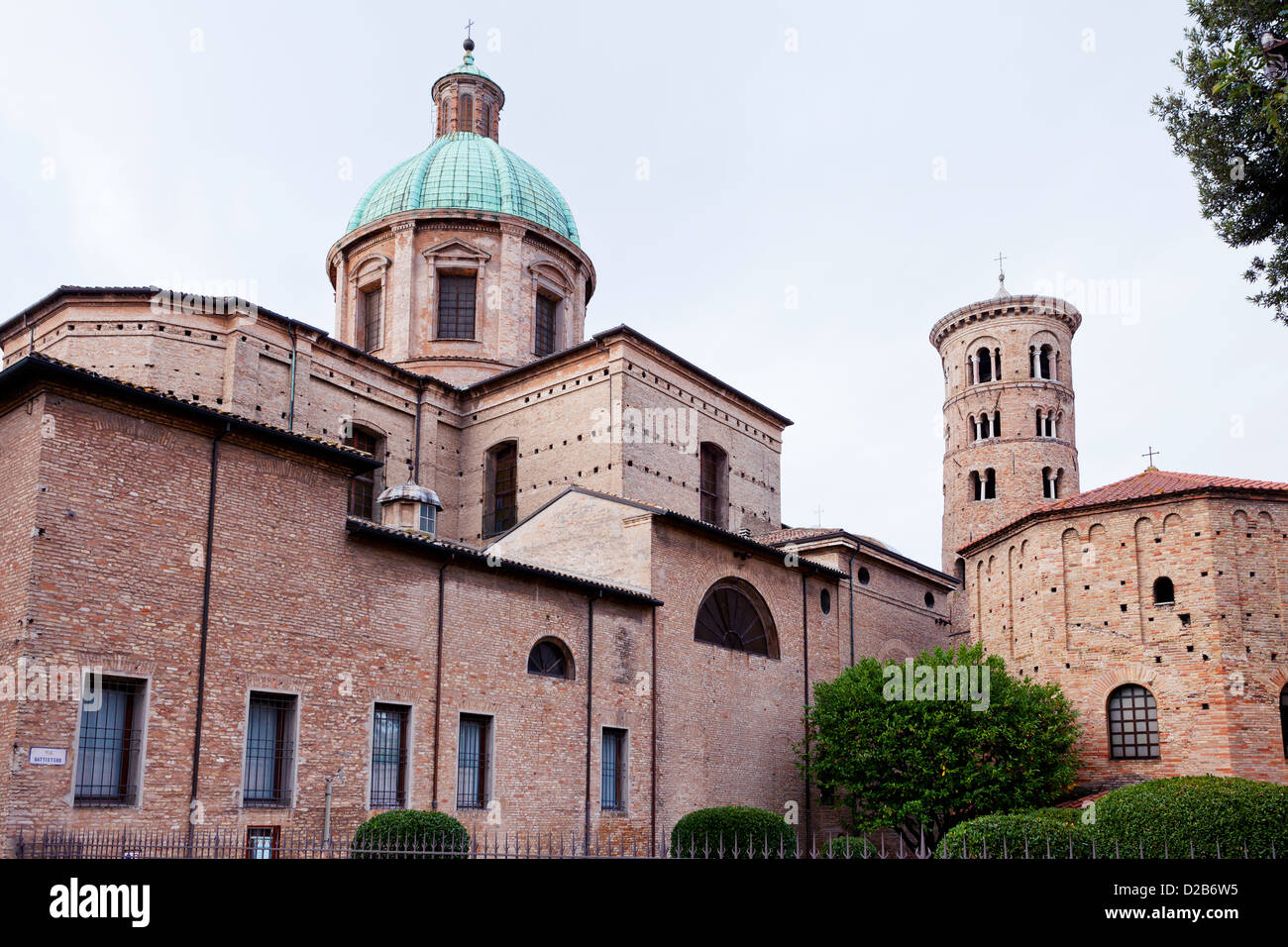 Vista del Museo Arcivescovile e cappella di Ravenna, Italia Foto Stock