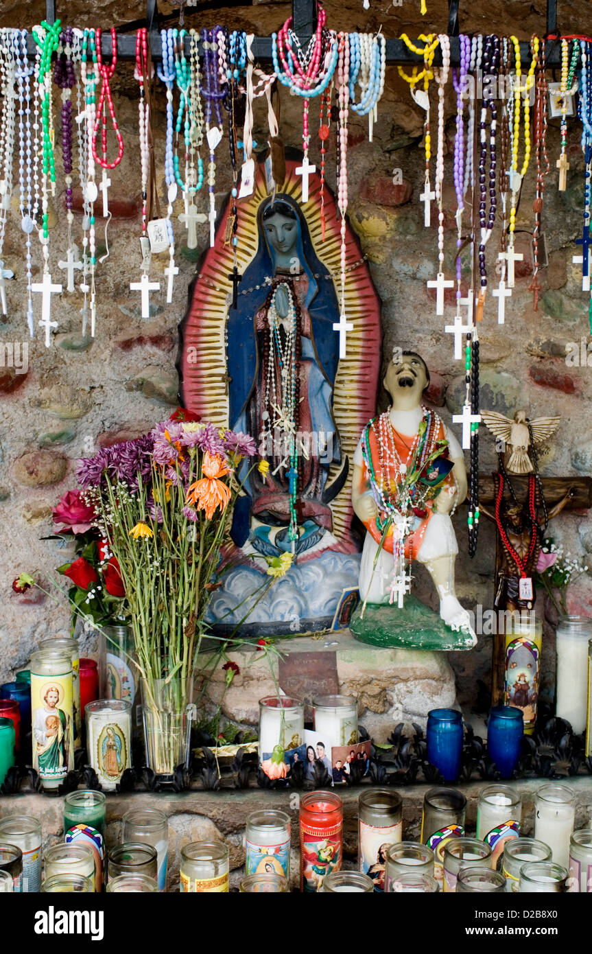 Santuario De Chimayo In Chimayo, Nuovo Messico è stato costruito nel 1816. Nostra Signora di Guadalupe Santuario. Foto Stock