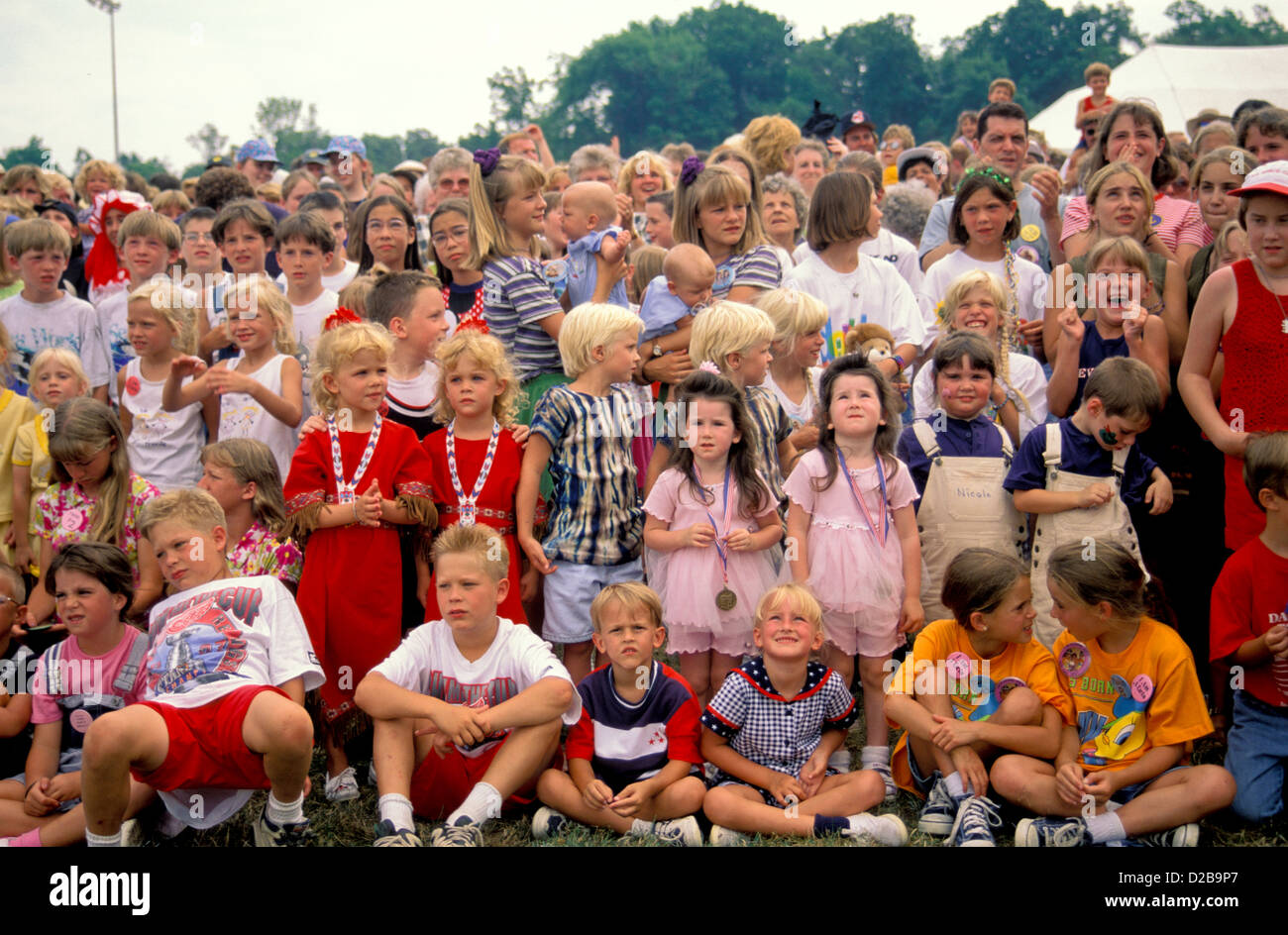 Ohio, Twinsville. Twins Festival. Foto Stock