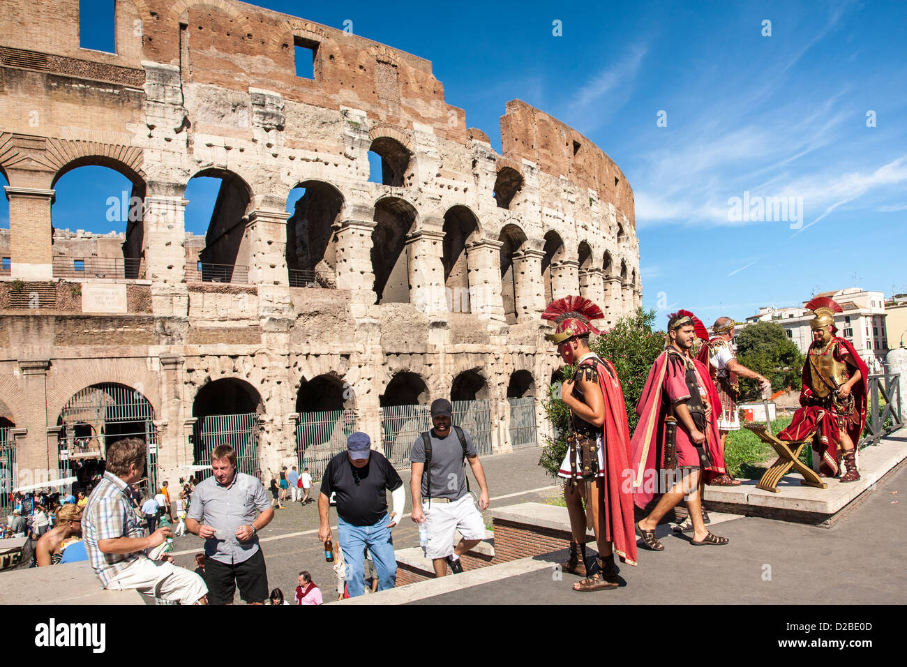 Il Colosseo, Roma, Italia Foto Stock