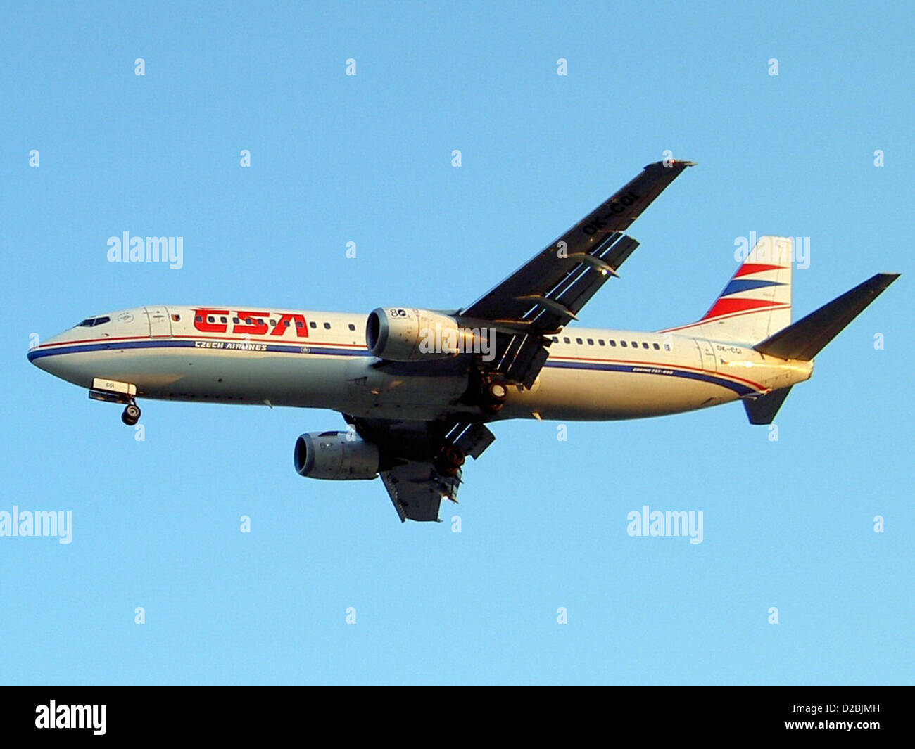 Boeing 737-400 (twin-jet)(OK-FGS), Boeing 737-45S Czech Airlines CSA Foto Stock
