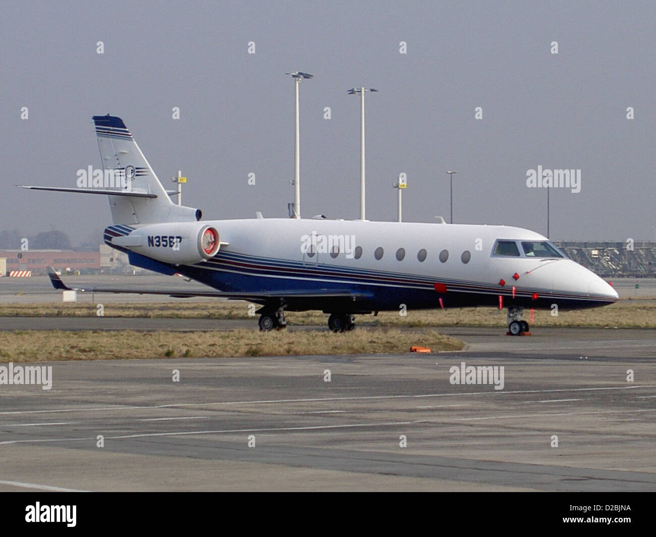 N358P Bombardier Learjet 60 Foto Stock