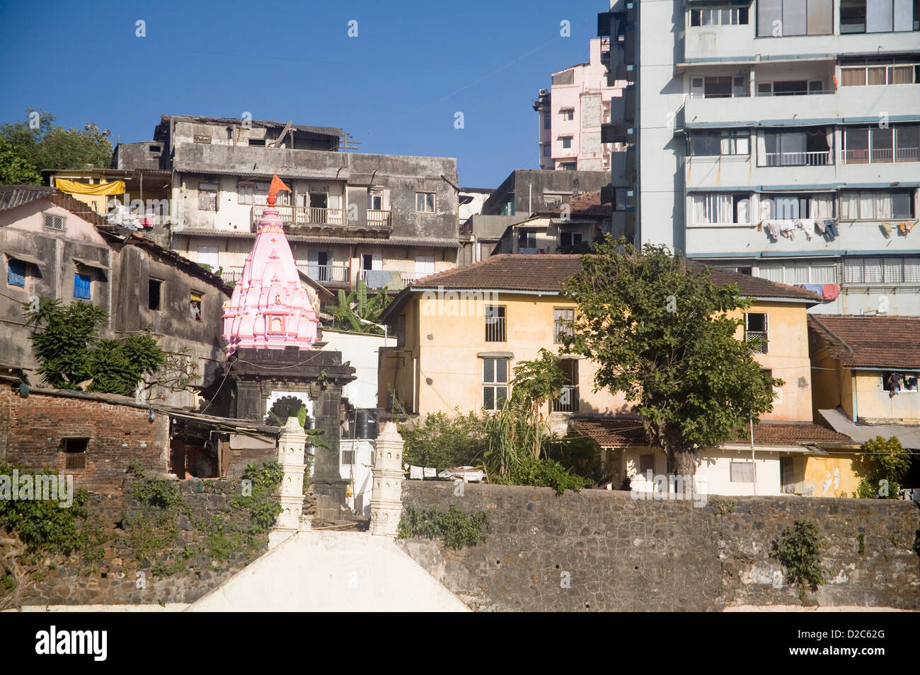 Il dio Shiva Tempio a Baanganga, Malabar Hill, Mumbai Bombay, Maharashtra, India Foto Stock