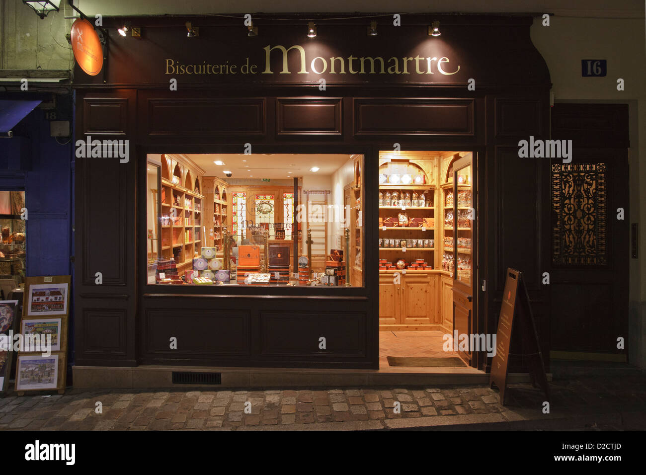 Biscuiterie de Montmartre Foto Stock