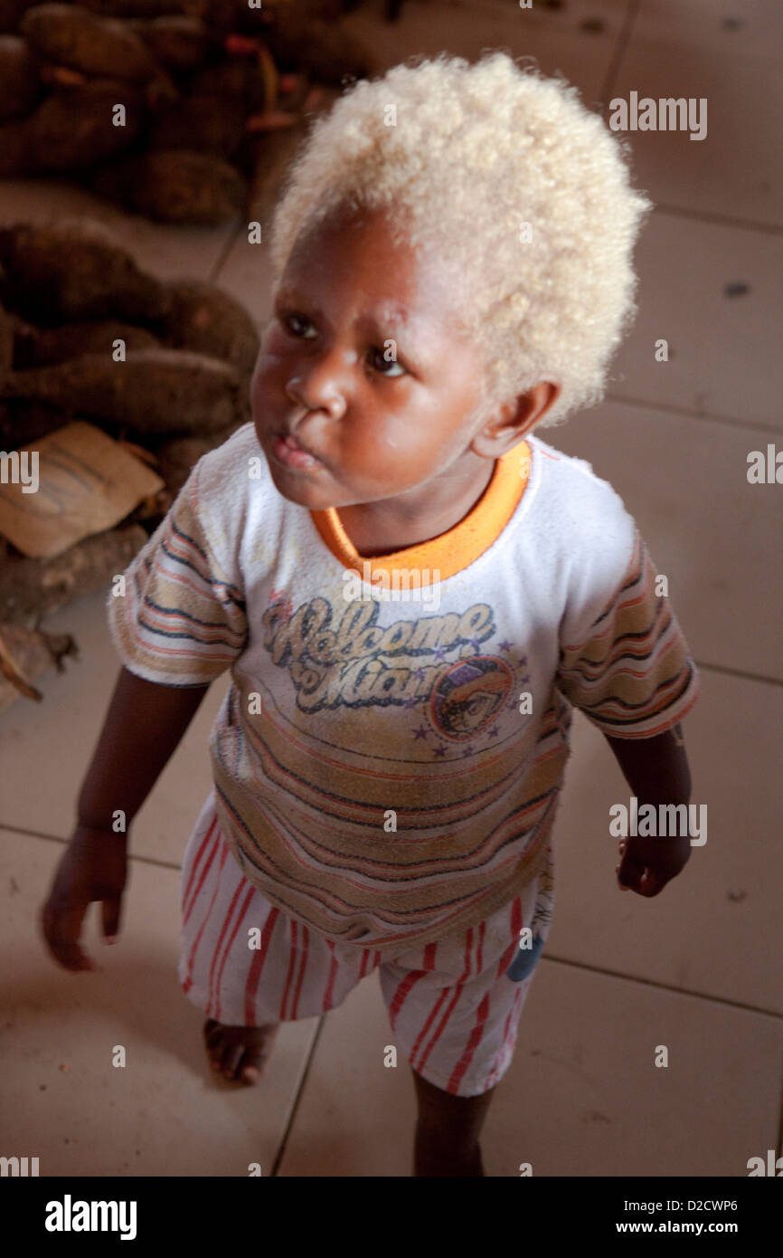 Mercato, Port Vila, Vanuatu, Sud Pacifico Foto Stock