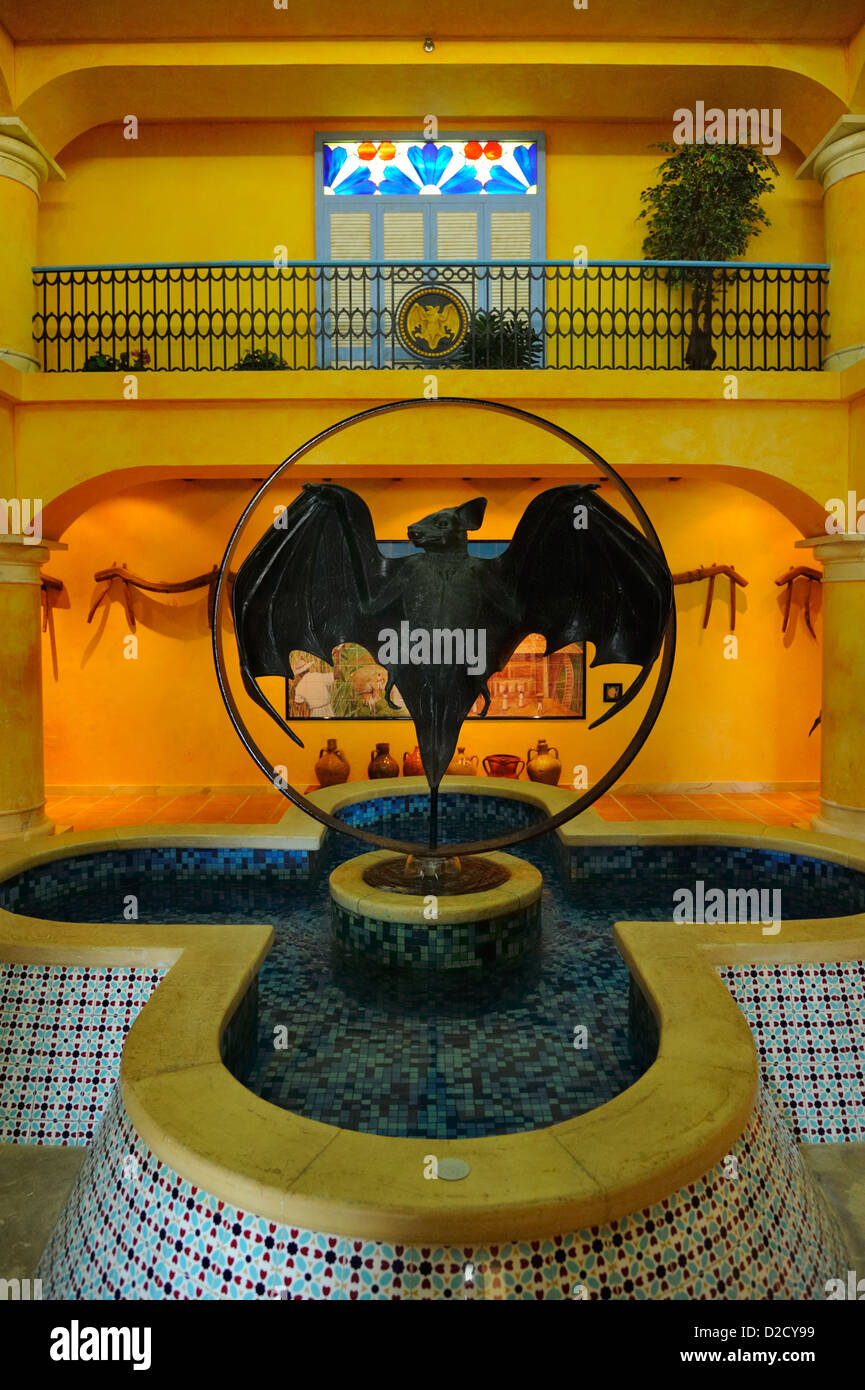 La Casa di Rum Bacardi sede, San Juan PR Foto Stock