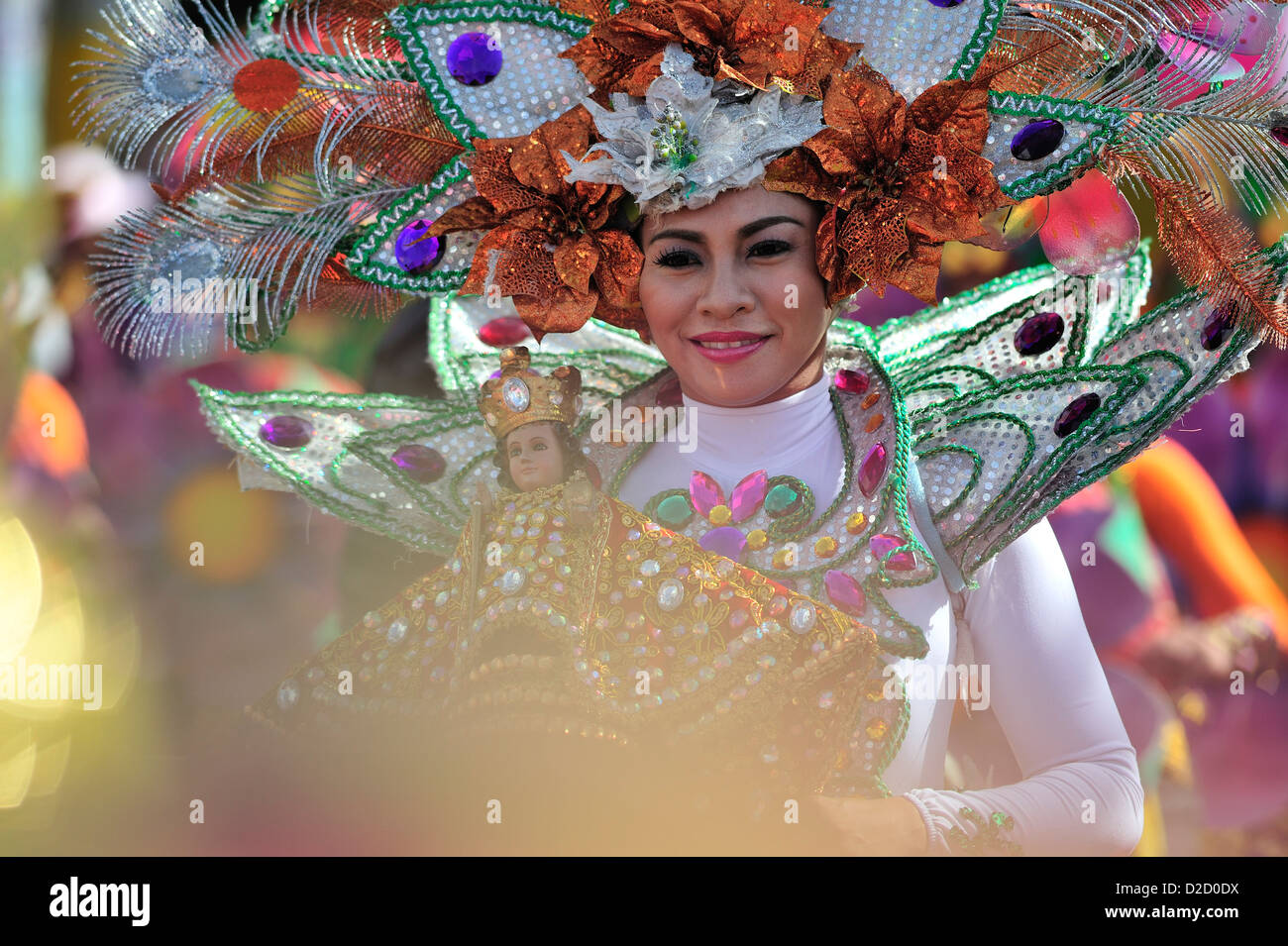 Regina Sinulog Cebu Filippine Foto Stock