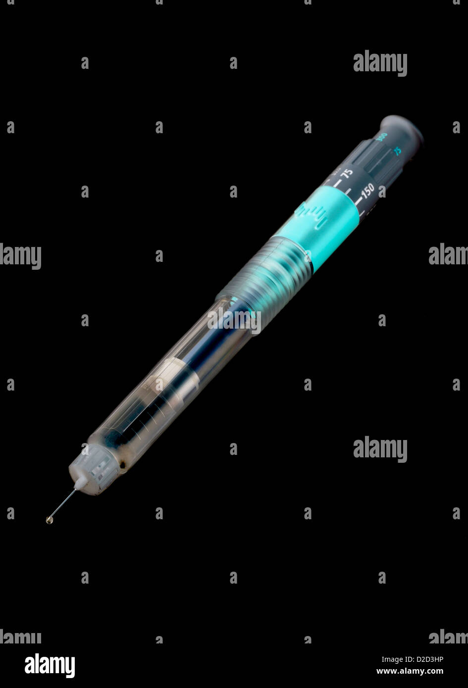Penna dell'insulina Foto Stock