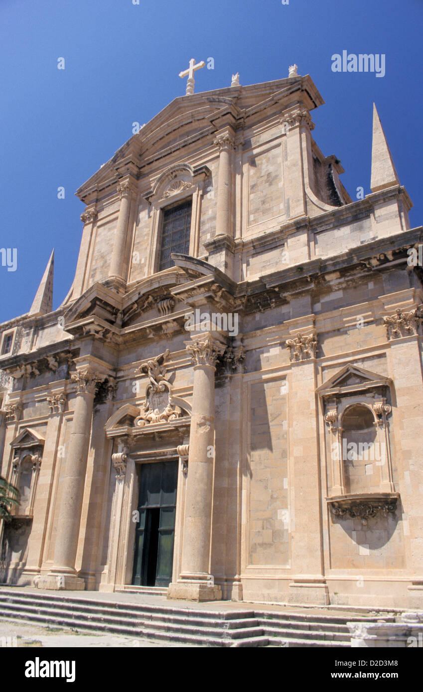 Croazia, Dubrovnik. La chiesa gesuita di San Ignazio a Poljana Rudera Boskovica.. Foto Stock
