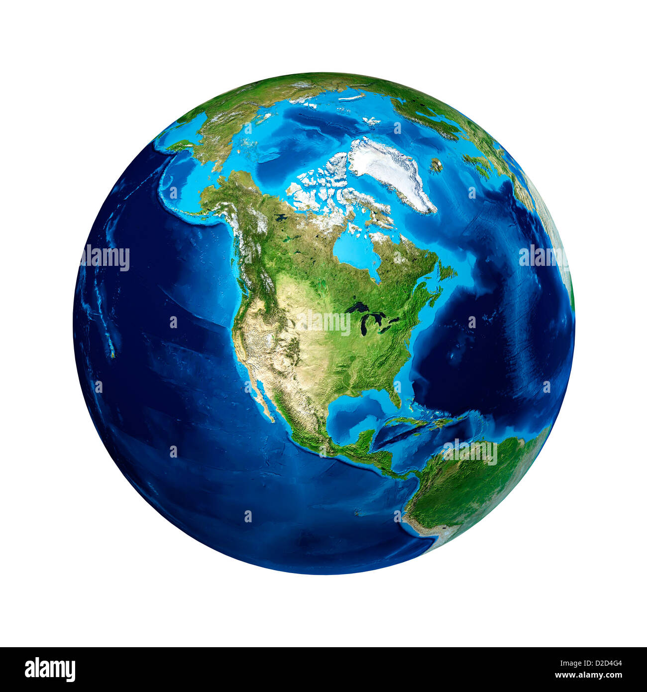 Nord America computer artwork Foto Stock