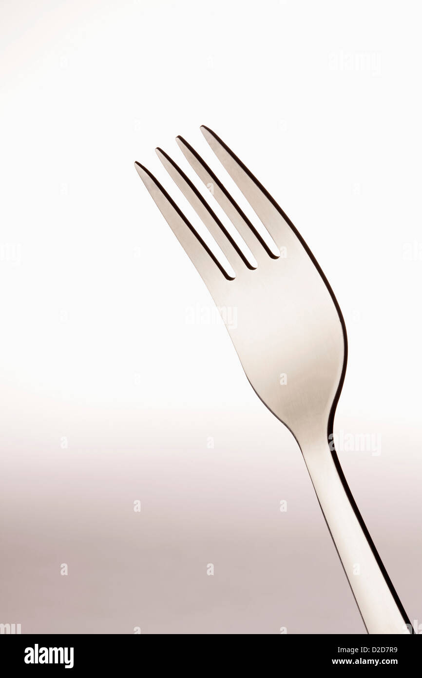 Una forchetta singola Foto Stock