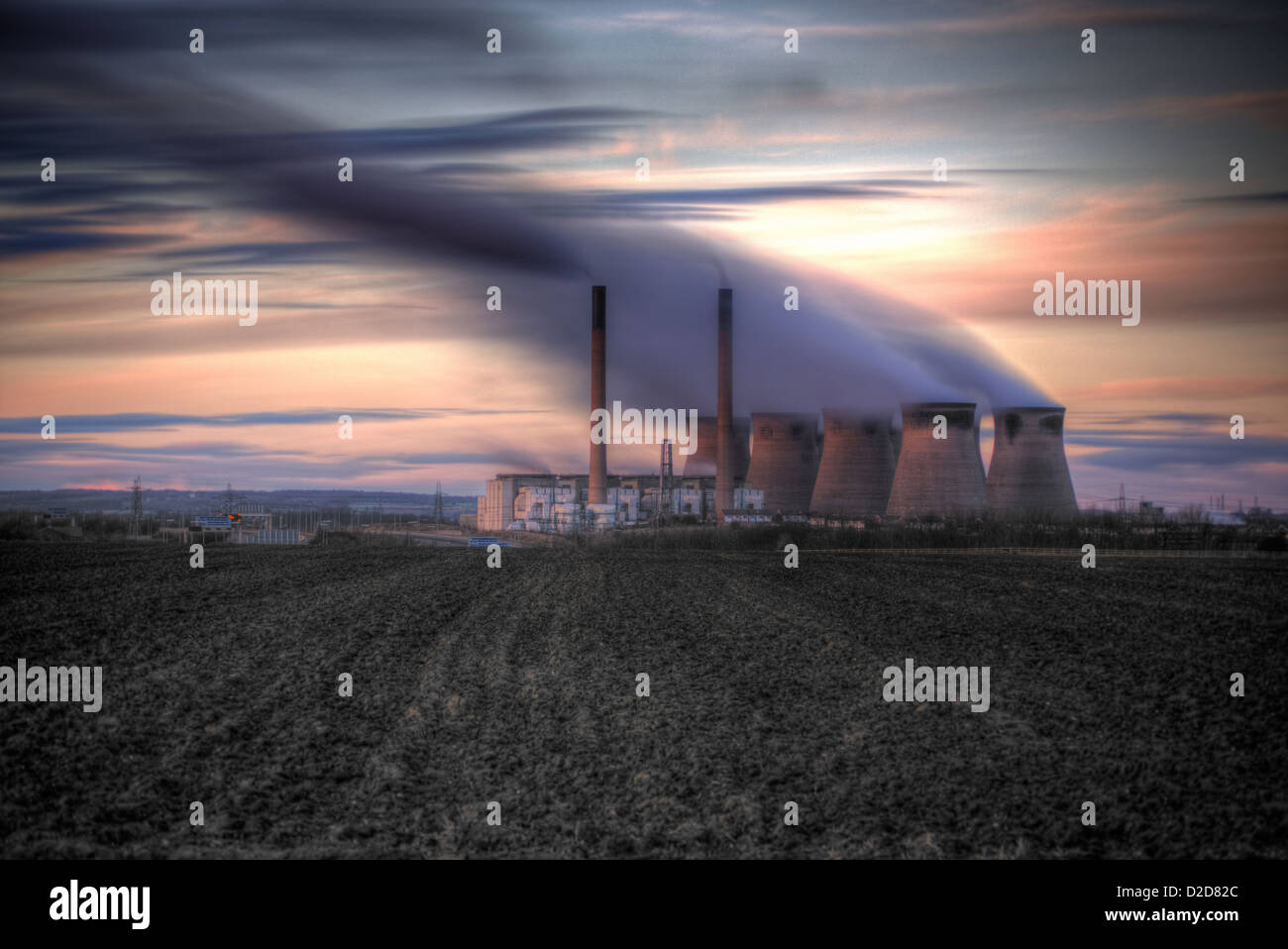 Ferrybridge power station Foto Stock