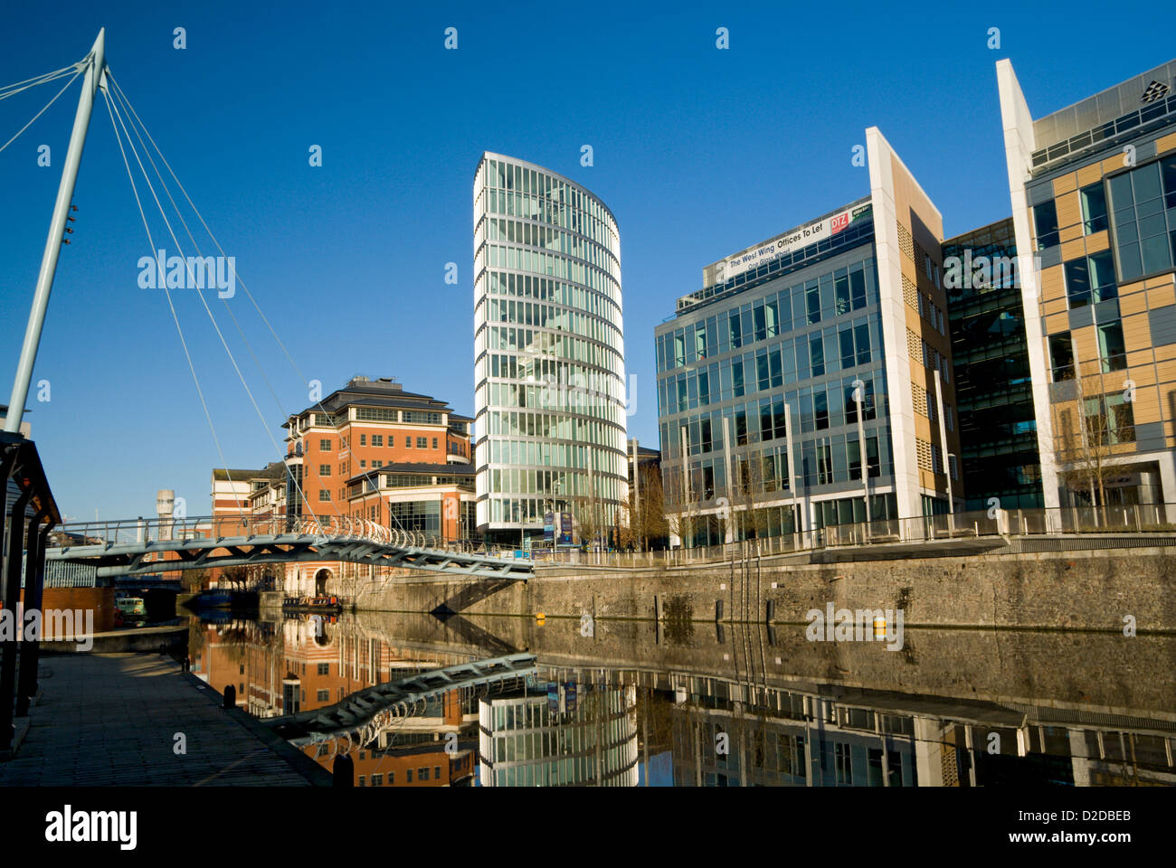 Torre degli occhi e del fiume Avon, Temple Quay, Bristol. Foto Stock