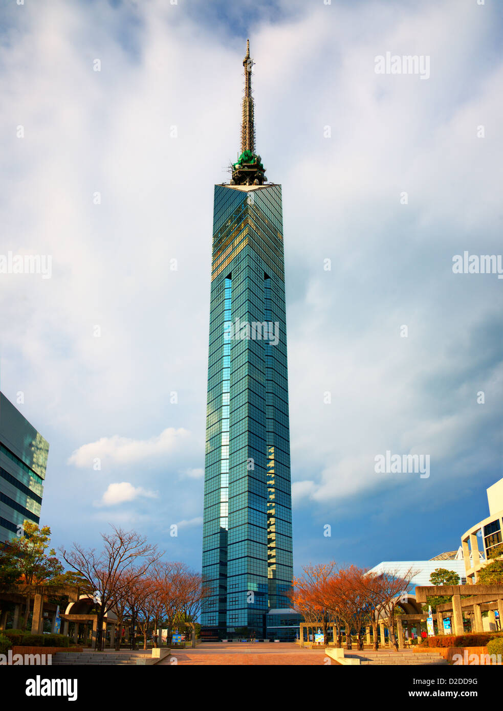 Torre di Fukuoka a Fukuoka, Giappone. Foto Stock