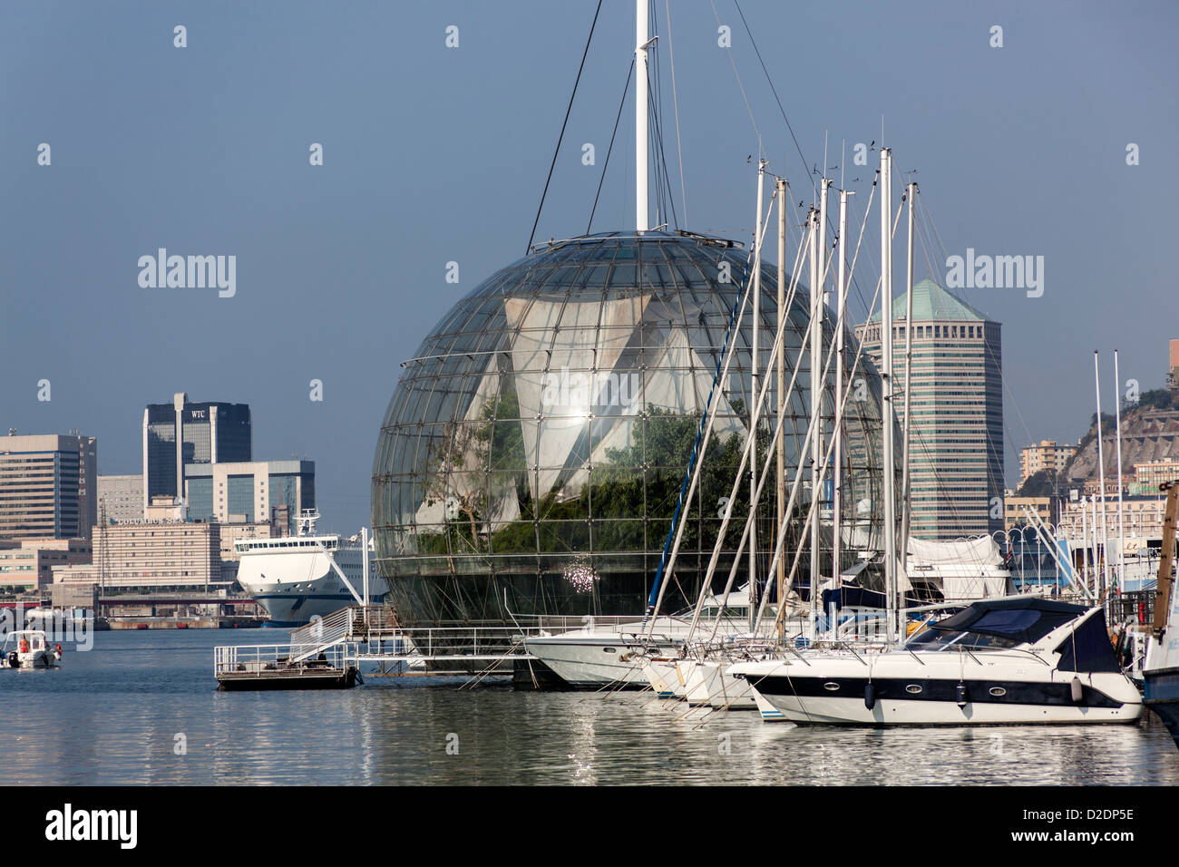 Genova - porto marittimo in Italia Genova - Hafenstadt in Italien Foto Stock