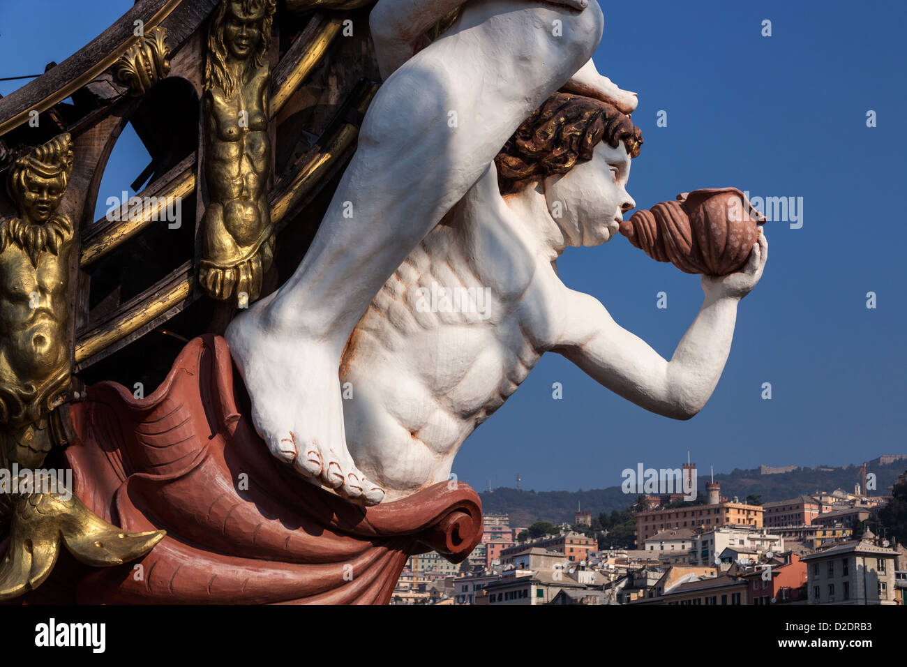 Genova - Galeone Neptun, una nave dei pirati da Hollywood foto di pirati, Regie: Roman Polanski Foto Stock