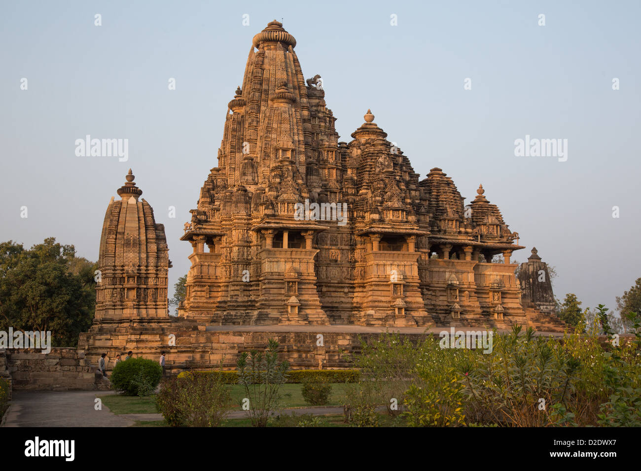 Lakshmana tempio indù, Khajuraho, India Foto Stock
