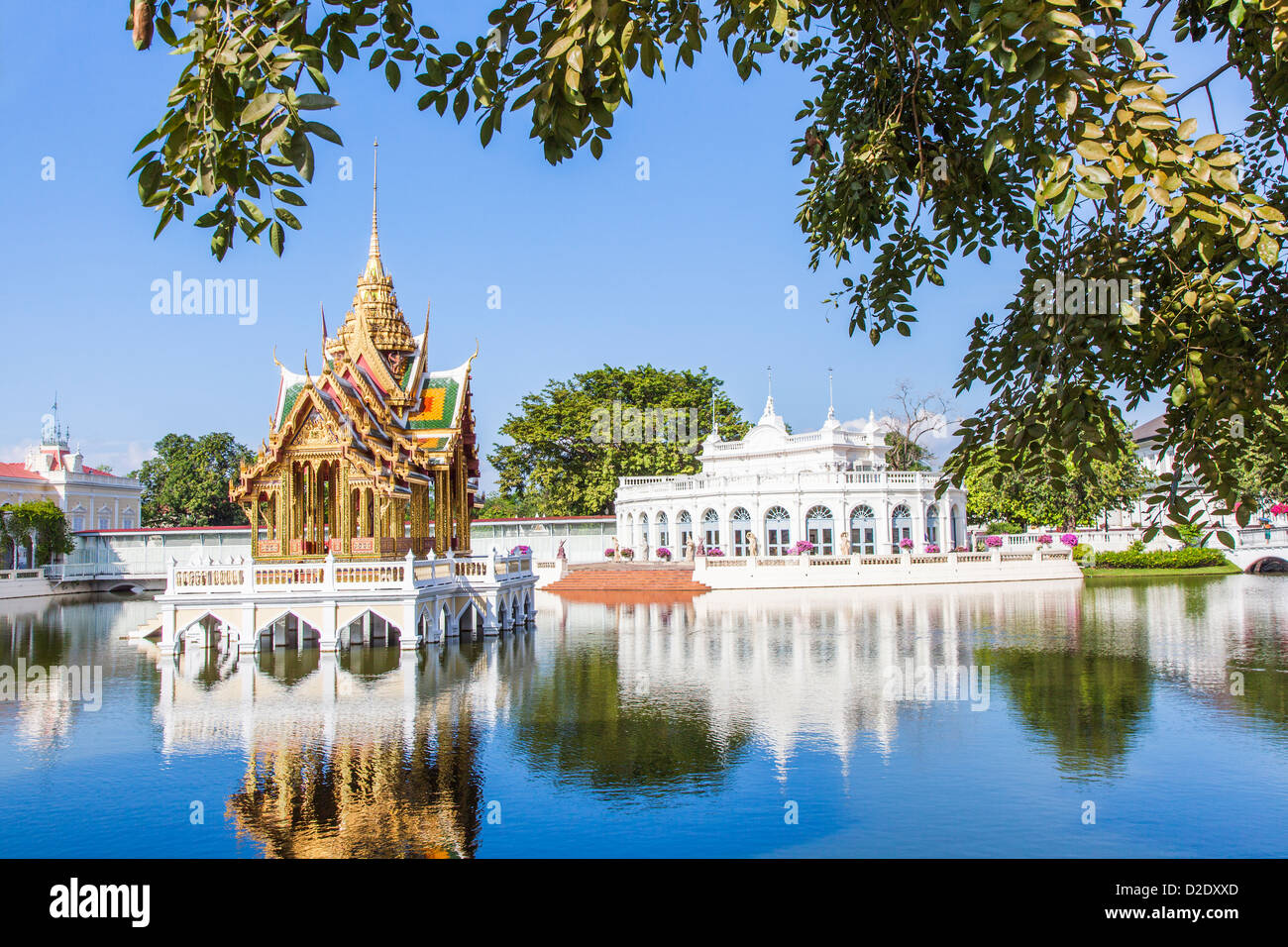 Il Palazzo Estivo di Bang Pa, Ayutthaya, vicino a Bangkok, in Thailandia Foto Stock