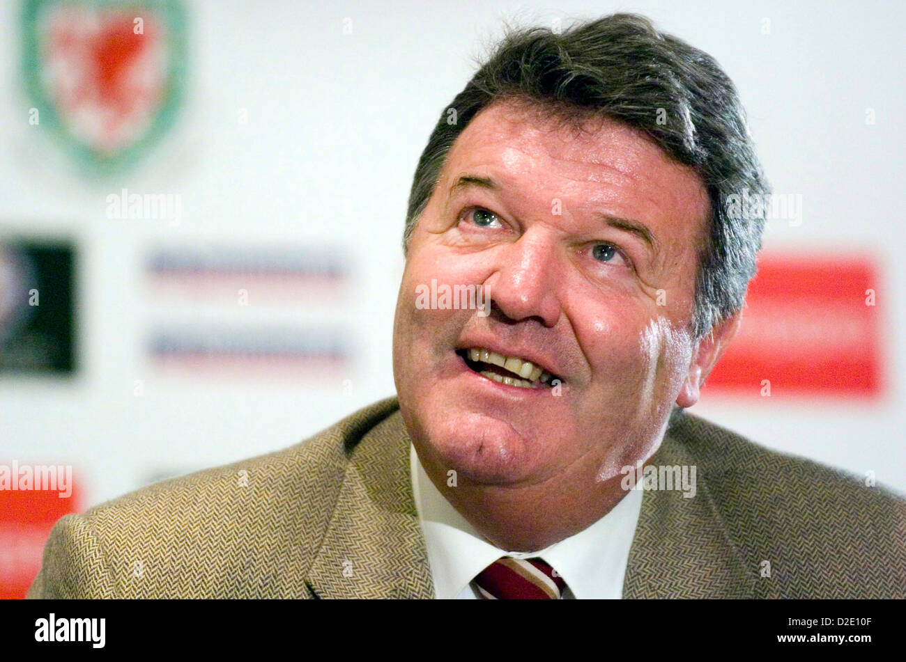 Ex Wales football manager John Toshack. Foto Stock Ex Wales football manager John Toshack. Foto Stock