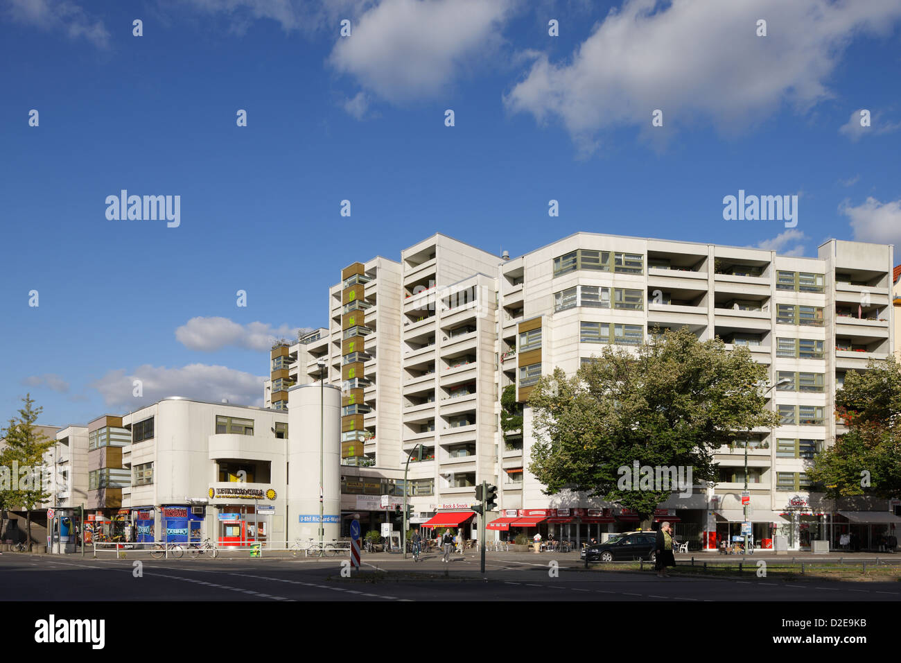 Berlino, Germania, area soggiorno al Richard-Wagner-Platz Foto Stock