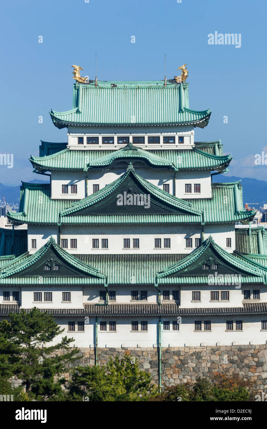 Giappone, Honshu, Aichi, Nagoya, Il Castello Nagoya Foto Stock