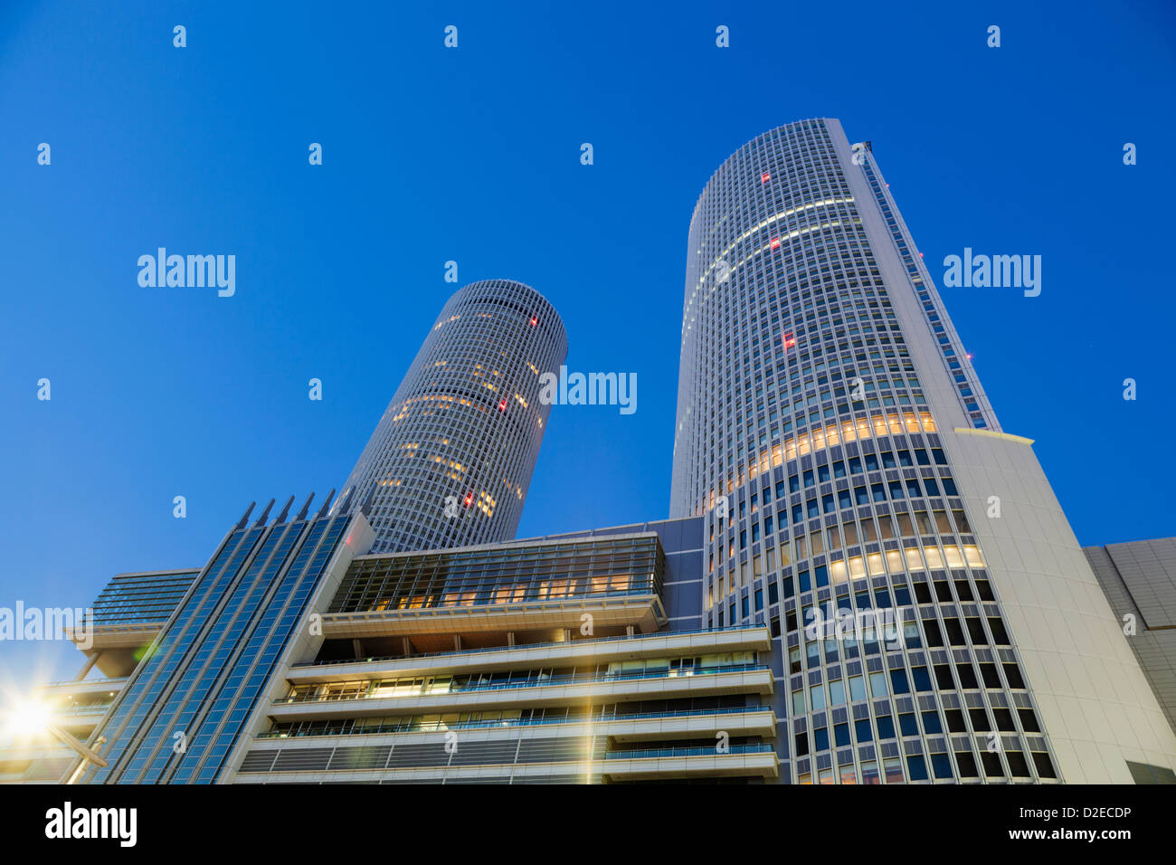 Giappone, Honshu, Aichi, Nagoya JR Central Towers Foto Stock