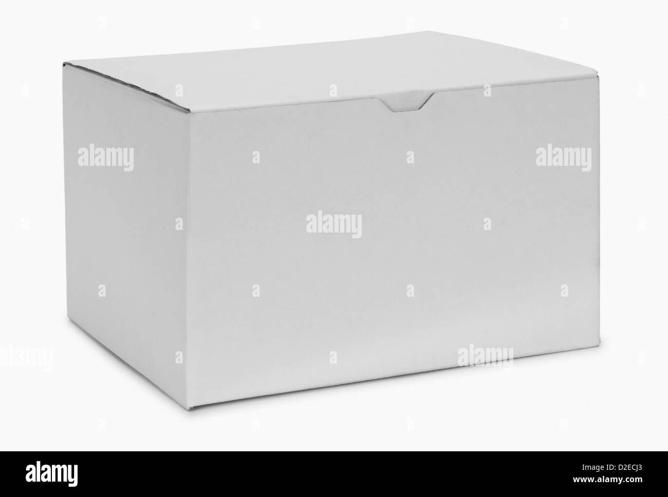 Close-up di una scatola di cartone Foto Stock