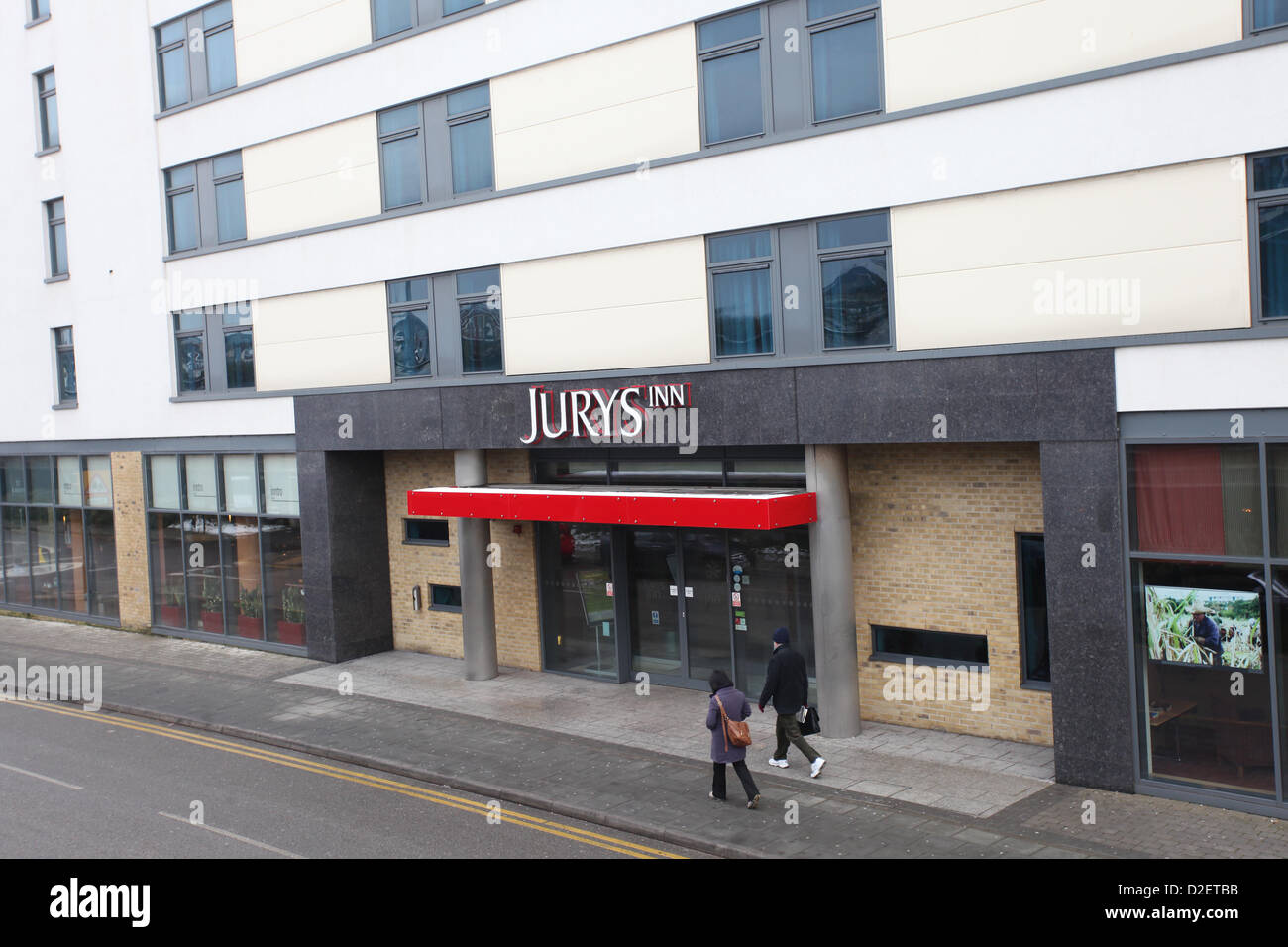 Vista generale del Jurys Inn Hotel a Brighton. Foto di James Boardman. Foto Stock