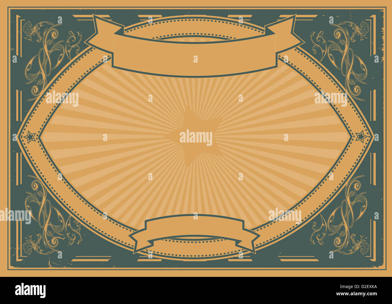 Illustrazione di un design grunge sfondo poster banner per la vostra pubblicità o comunicazione di intrattenimento Foto Stock
